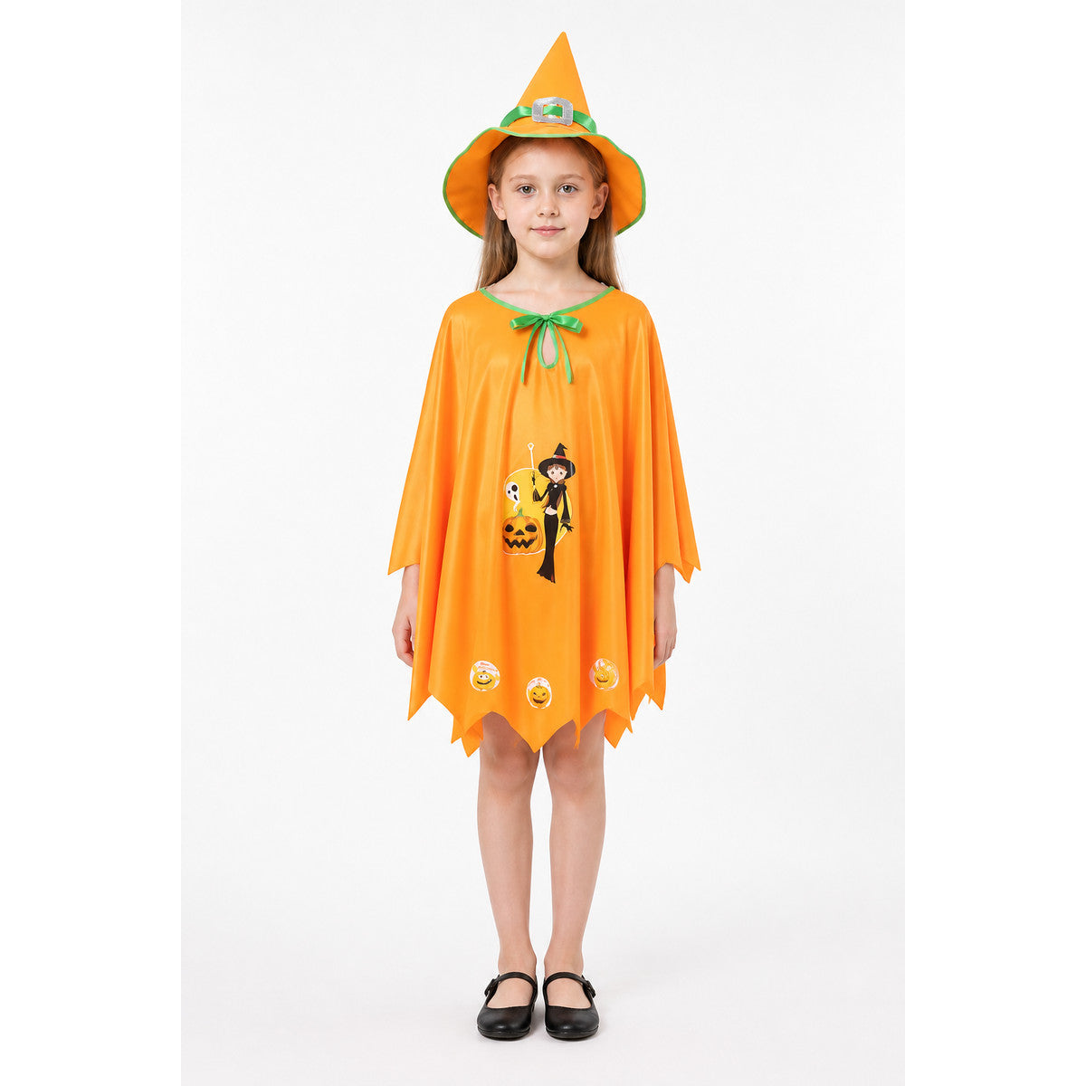 Carnival Costume with Cape and Pointed Hat main product view