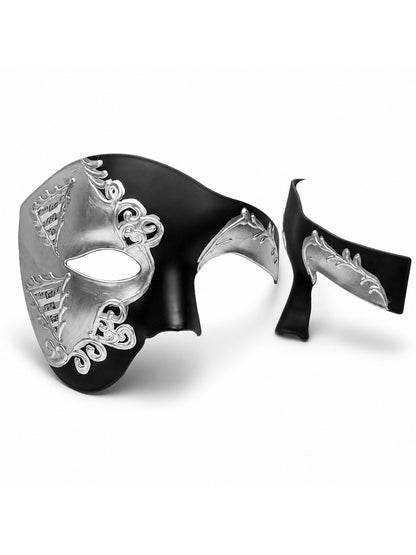 1Pc Half-Face Masquerade Mask Venetian Carnival Half-Face Mask with Wide main product view