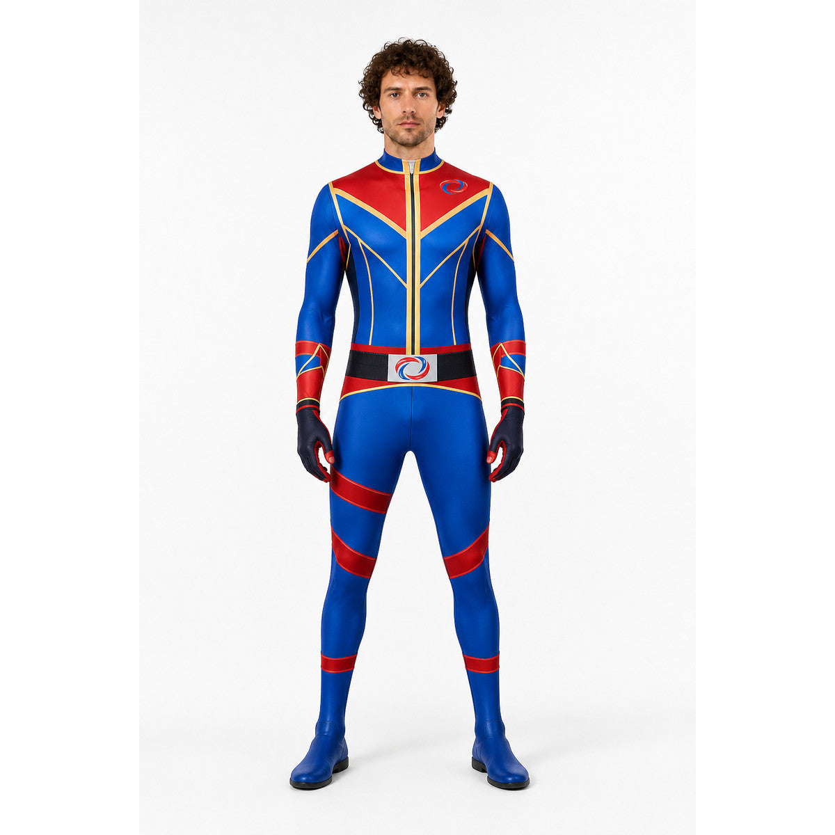 High-Collar Cosplay Jumpsuit Costume main product view