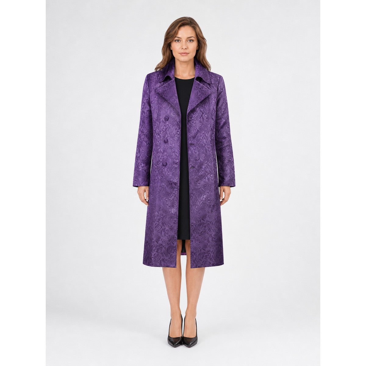 Joker Costume: Long Purple Coat
