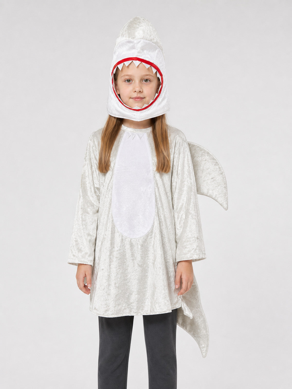 Shark Costume for Role-Playing, Silver