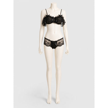 Two-Piece Lace Lingerie Set with Bows