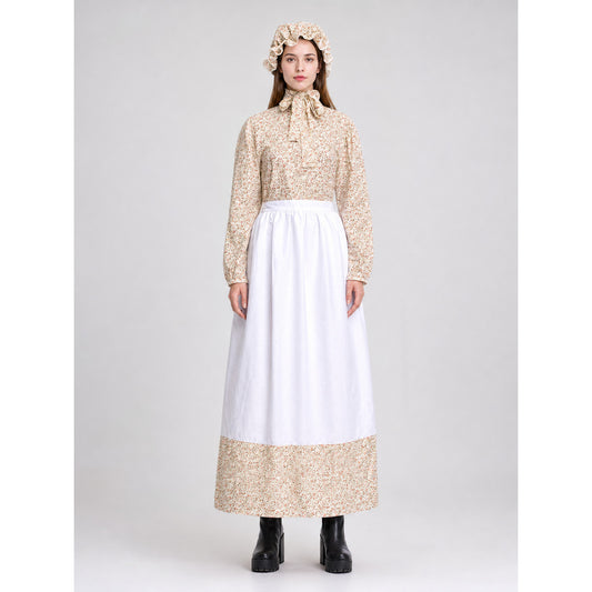 Carnival Costume Dress “Wolf Grandma” with Apron