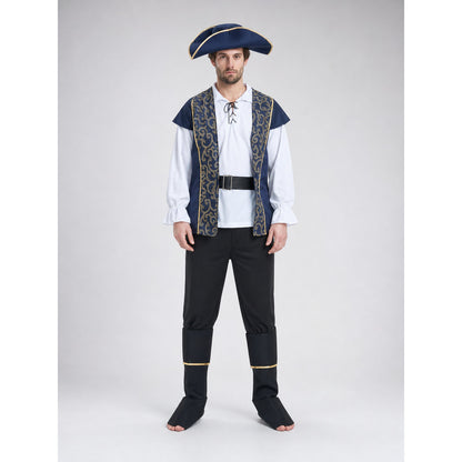 Pirate Costume with Hat and Accessories