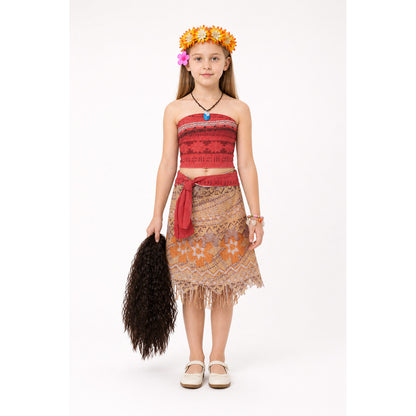 Moana Carnival Costume with Accessories main product view