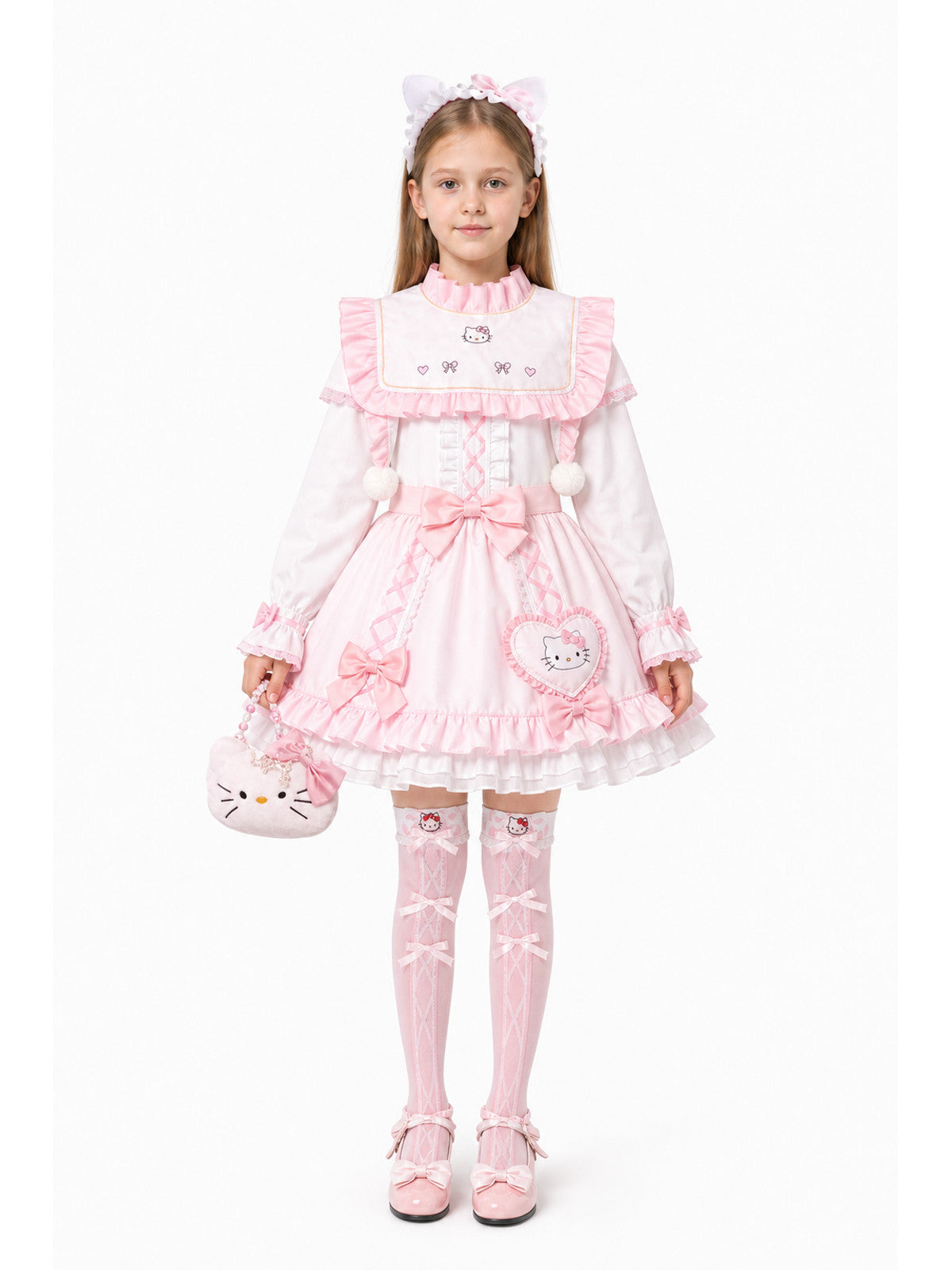 Cosplay Costume with Dress and Accessories in Lolita Style main product view