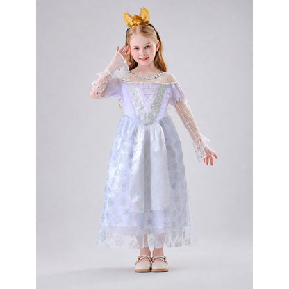 Alice “White Queen” Cosplay Costume, Dress