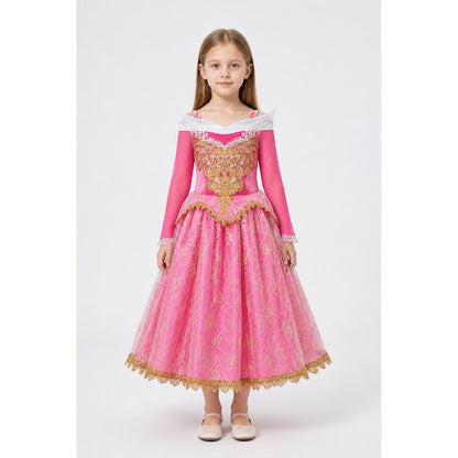 Full-Skirted Aurora Princess Dress with Embroidery main product view