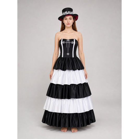 Perona One Piece Cosplay Dress with Hat