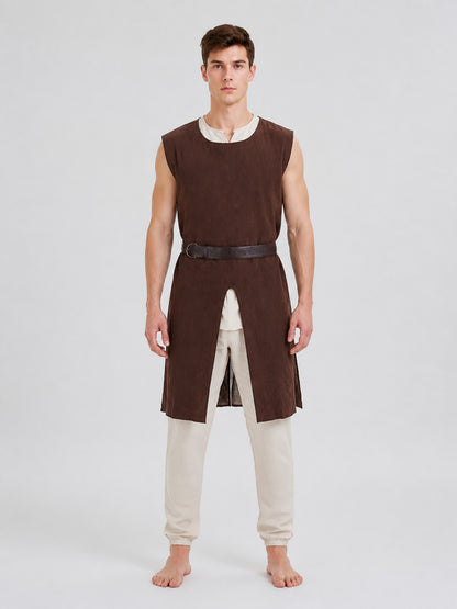 Coffee Sleeveless Tunic
