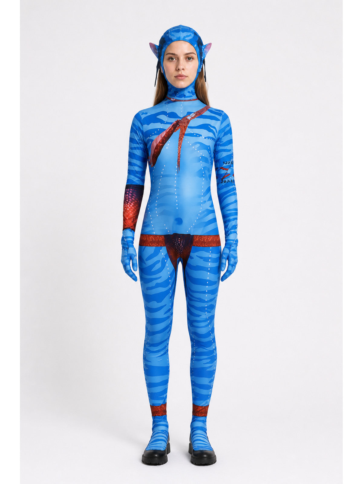 Avatar 3 Cosplay Jumpsuit with Tail