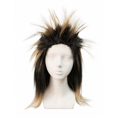 Carnival Brown Spiked Punk Wig