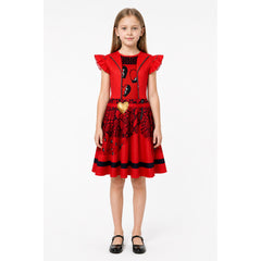 Children's Red Queen Costume Dress for Halloween