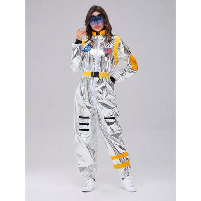 Silver Space Jumpsuit for Cosplay