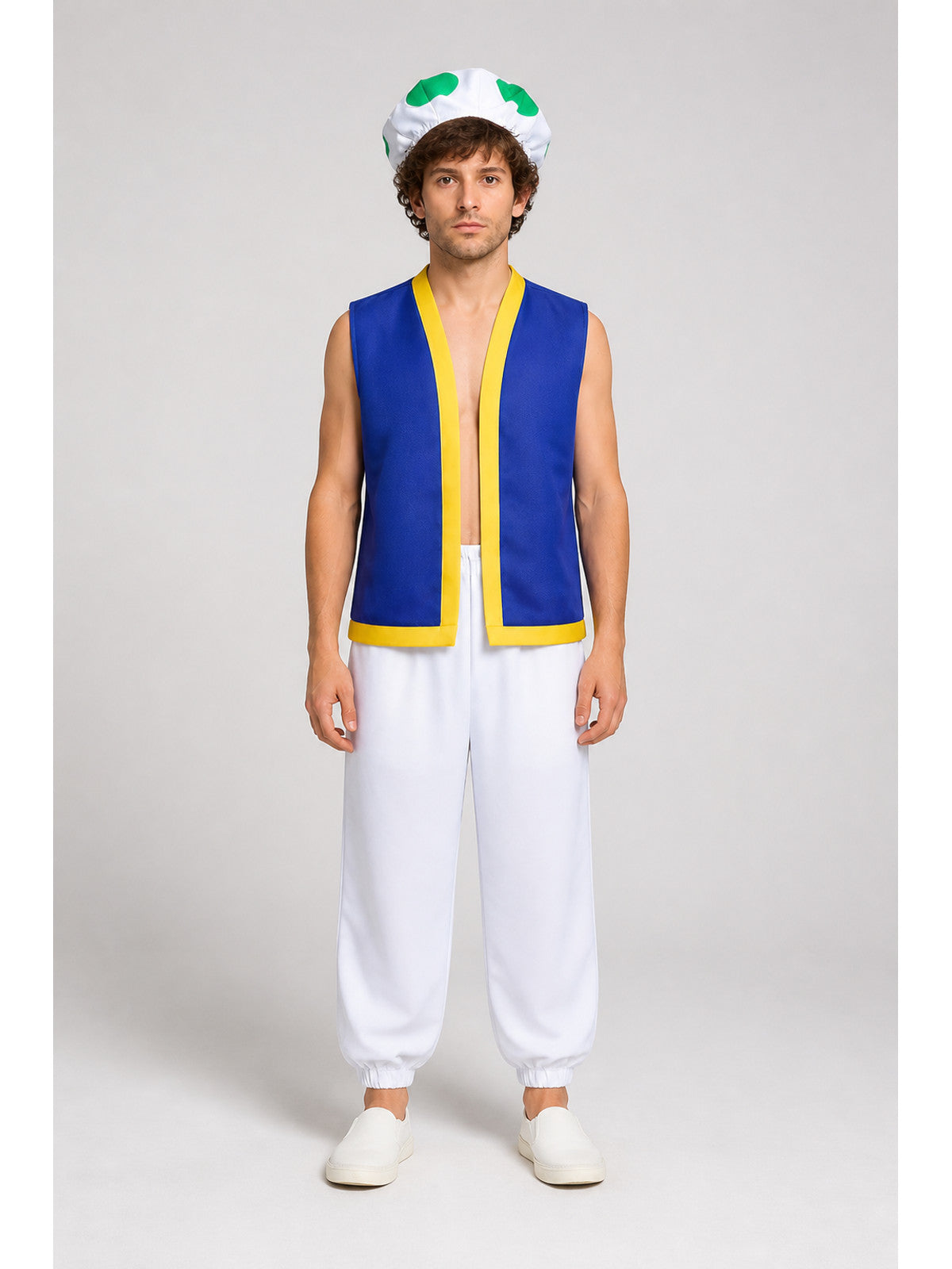 Character Costume with Sleeveless Top, Pants, and Hat main product view