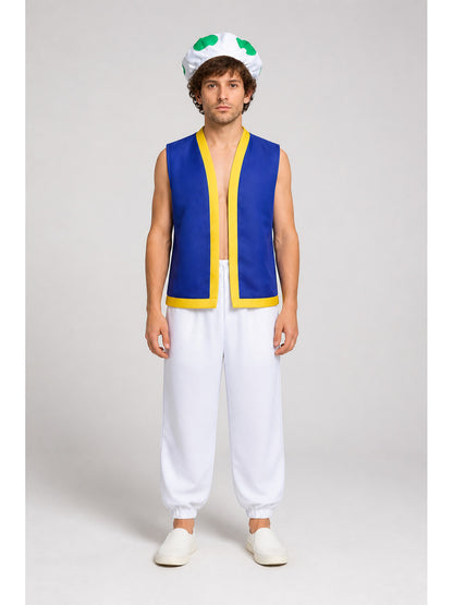 Character Costume with Sleeveless Top, Pants, and Hat main product view