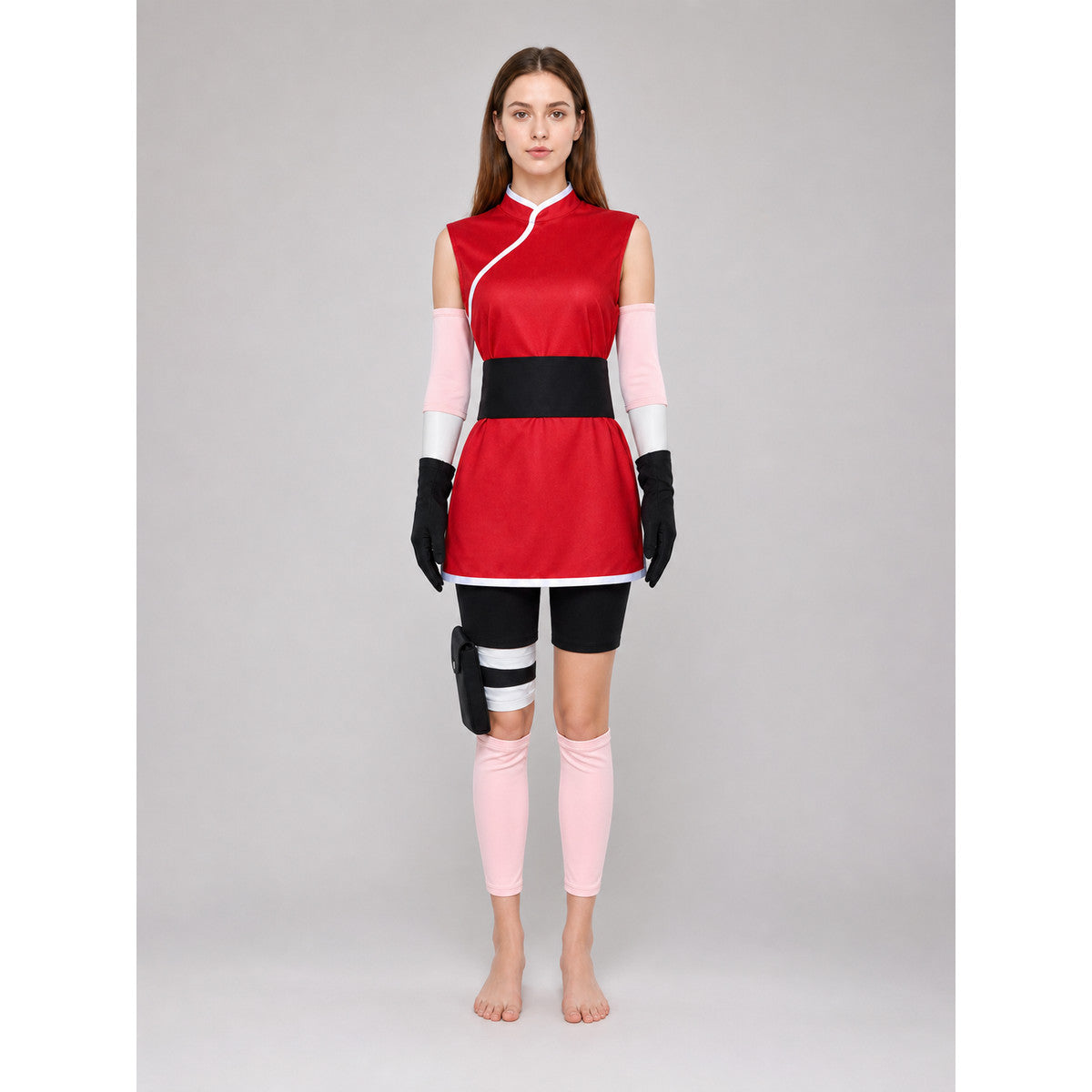 Sakura cosplay costume with top and shorts