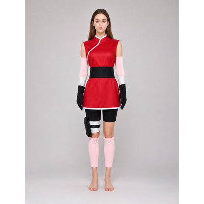 Sakura cosplay costume with top and shorts