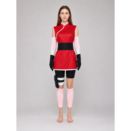 Sakura cosplay costume with top and shorts