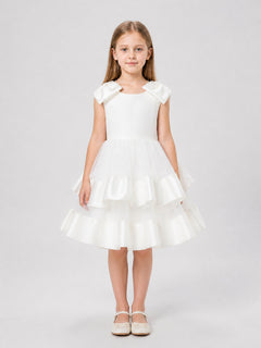 Full Dress with Bow, Layered Skirt