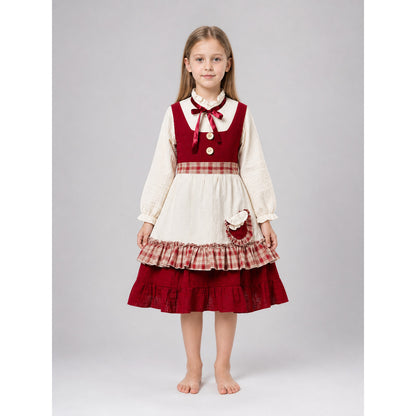 Red Riding Hood Costume Dress front view