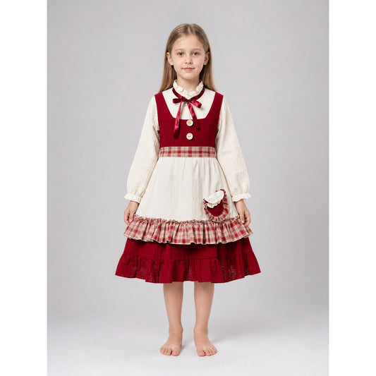 Red Riding Hood Costume Dress front view