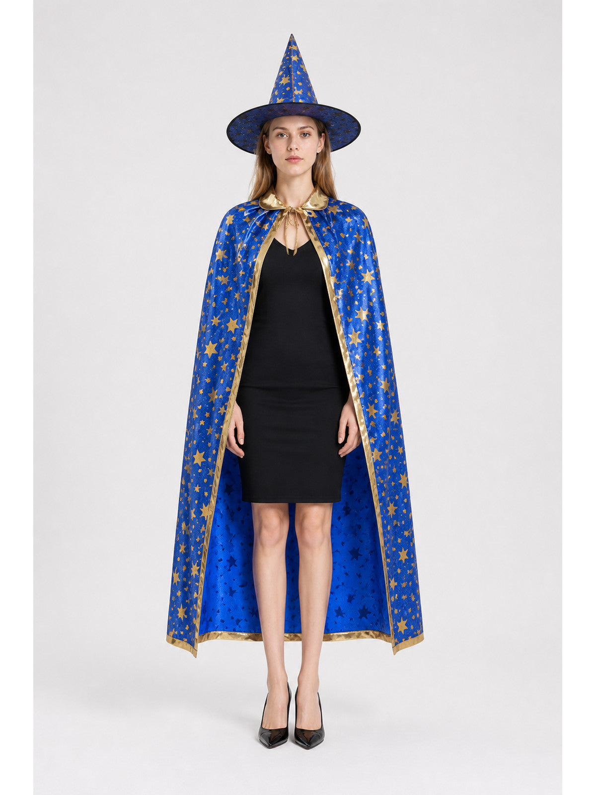 Carnival Costume: Cape and Pointed Hat main product view