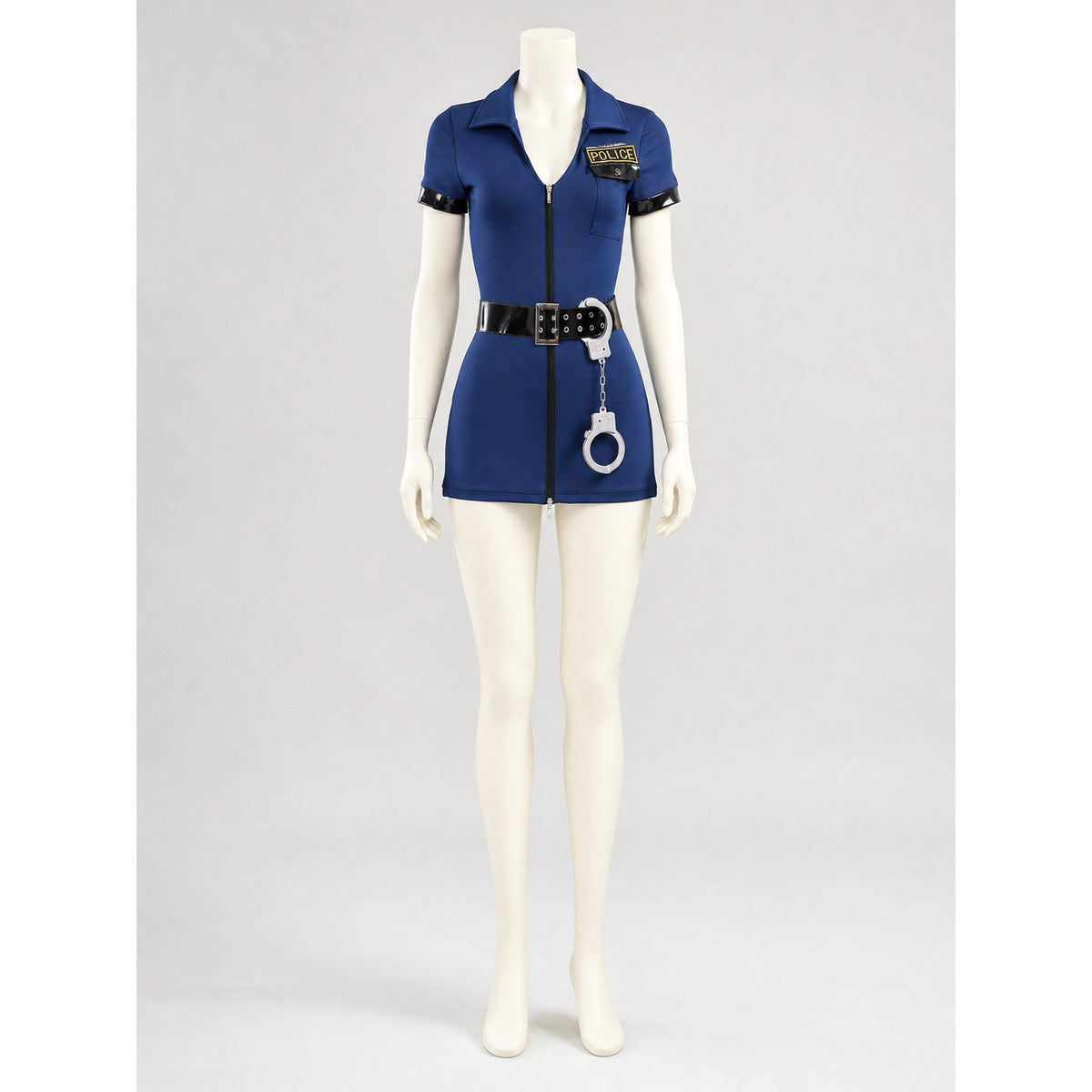 Police Costume with Shorts for Halloween Cosplay