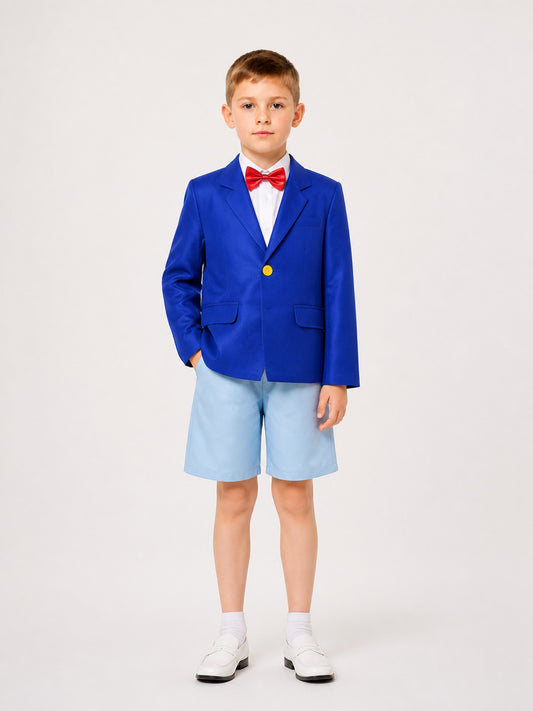 Carnival Cosplay Costume, Blue Uniform, 4 Pieces main product view