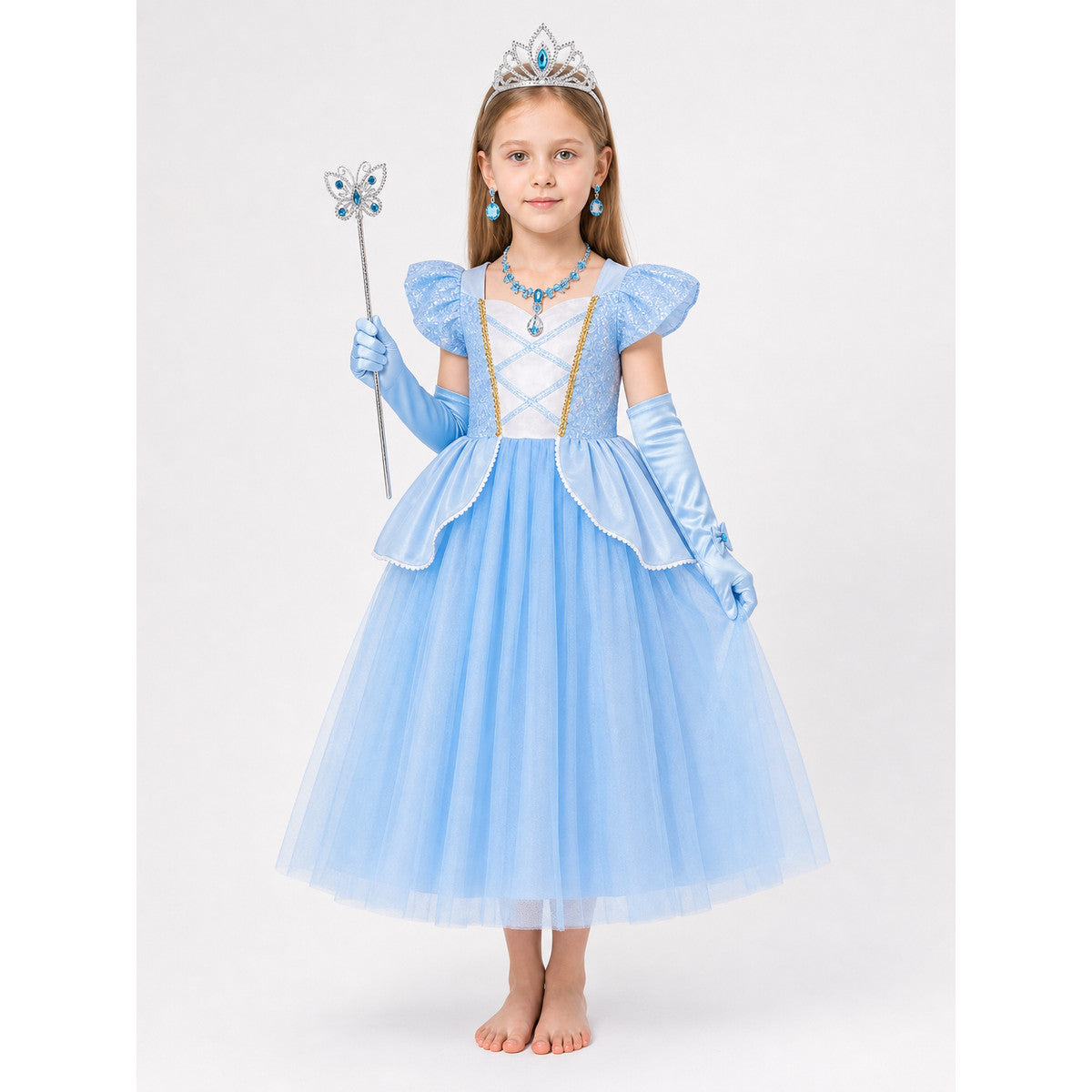 Blue Princess Costume for Halloween