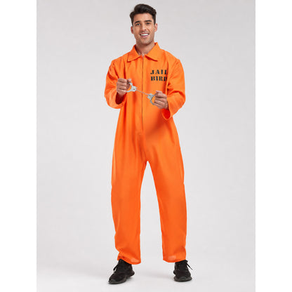 Orange Jumpsuit for Cosplay and Themed Parties