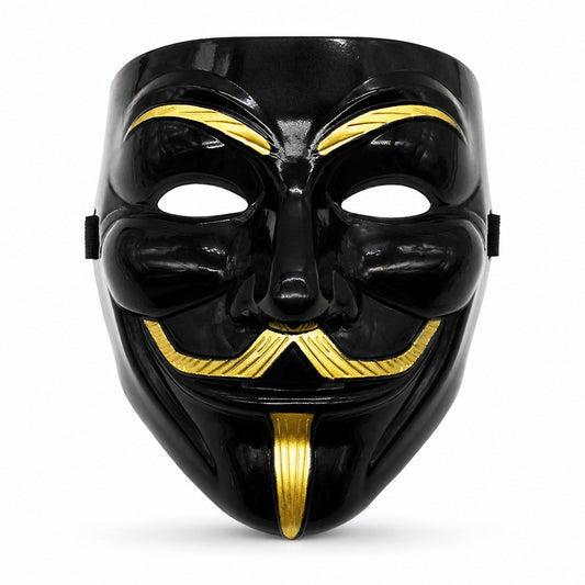 Guy Fawkes Mask Revolutionary Style V Character Revenge Killing Monster Halloween Cosplay Face Cover Party Accessories
