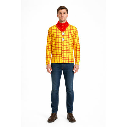 Woody Shirt with Red Plaid Print and Neckerchief main product view