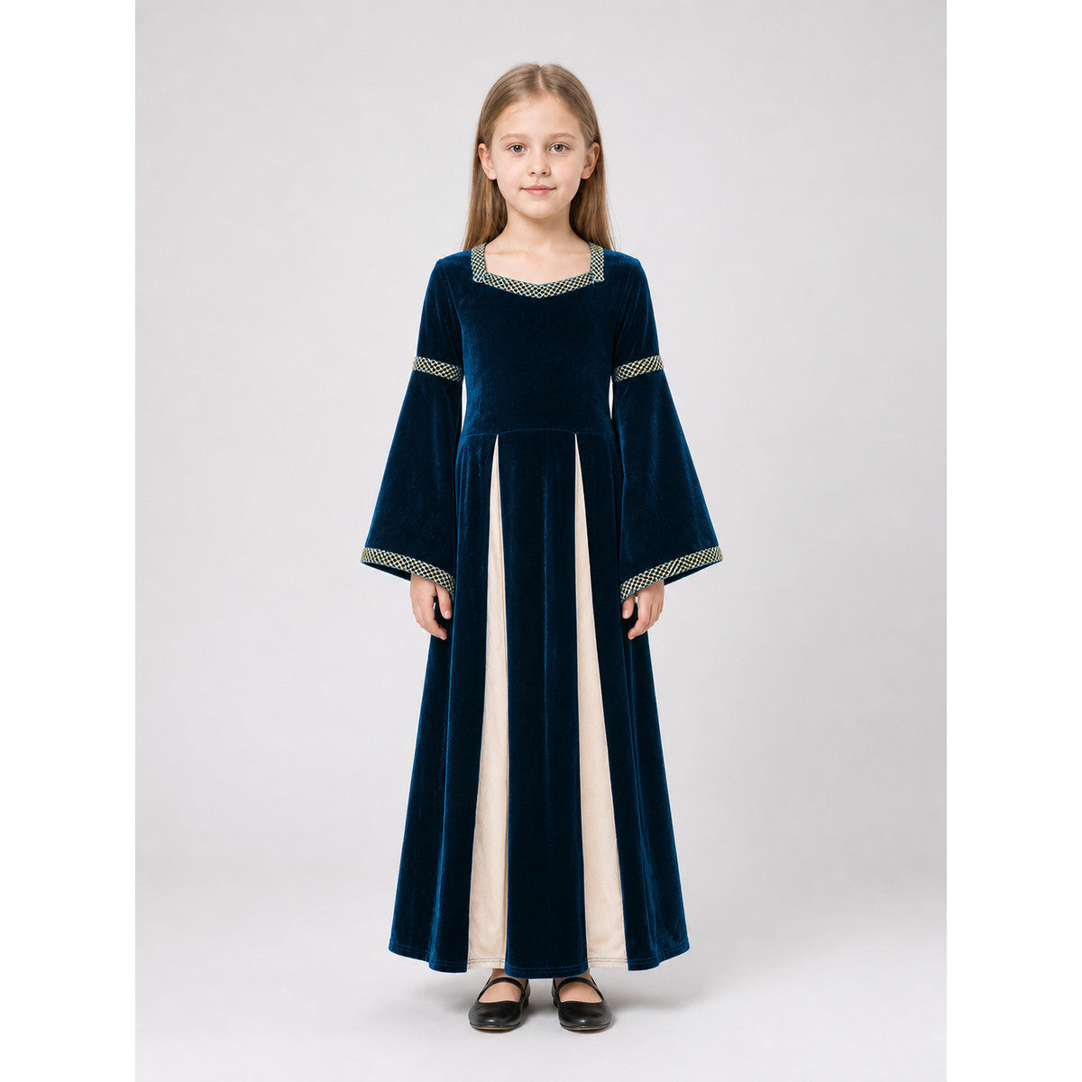 Medieval-style costume dress with headband