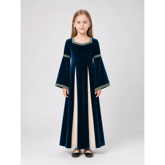 Medieval-style costume dress with headband