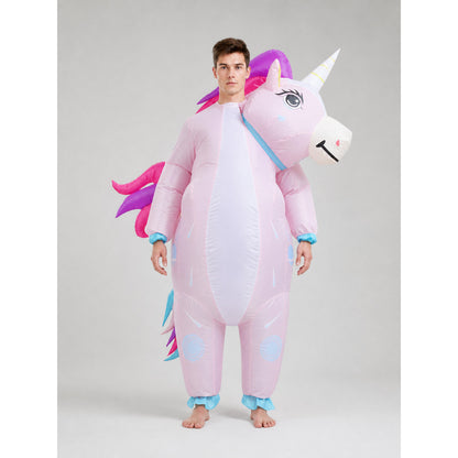 Inflatable Unicorn Costume with Wings for Parties