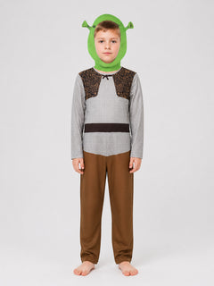 Shrek Character Costume with Mask and Vest