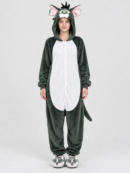 Dragon Hooded Kigurumi Pajama with Muzzle Hood