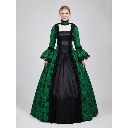 Gothic Victorian-Style Dress for Celebrations on-model view