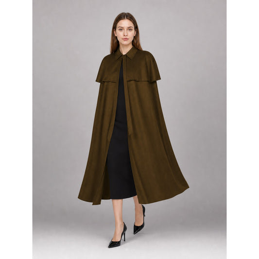 Brown Medieval Costume Cloak