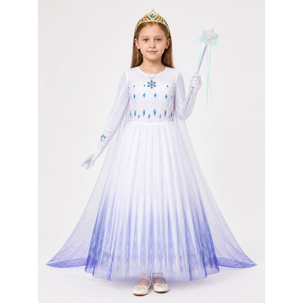 Snow Princess Carnival Costume for Cosplay