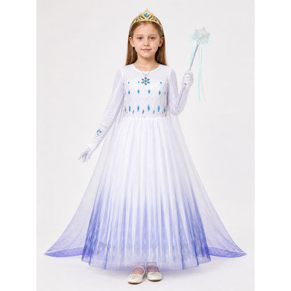Snow Princess Carnival Costume for Cosplay