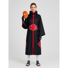 Akatsuki Cosplay Set: Cloak, Mask, Ring, Gloves