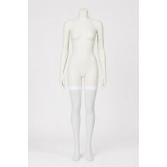 Transparent White Leg Warmer with Pointed Toe