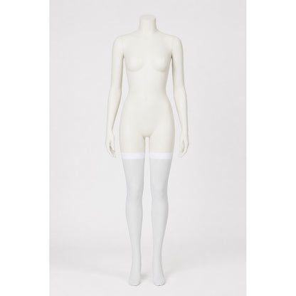 Transparent White Leg Warmer with Pointed Toe main product view