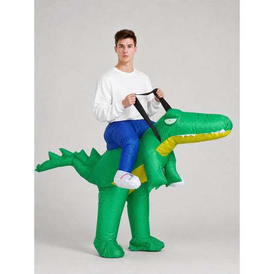 Inflatable crocodile costume for Halloween and parties
