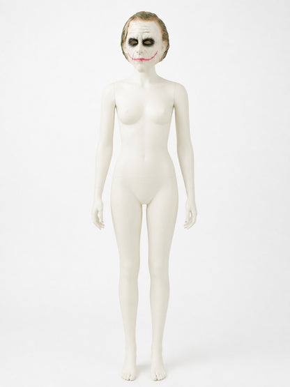 Halloween Carnival Mask with a Red Smile