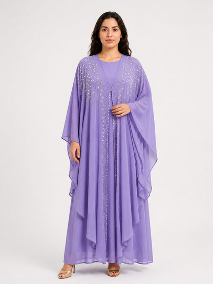 Dress-Cape Set with Hood TL621, Loose Fit main product view