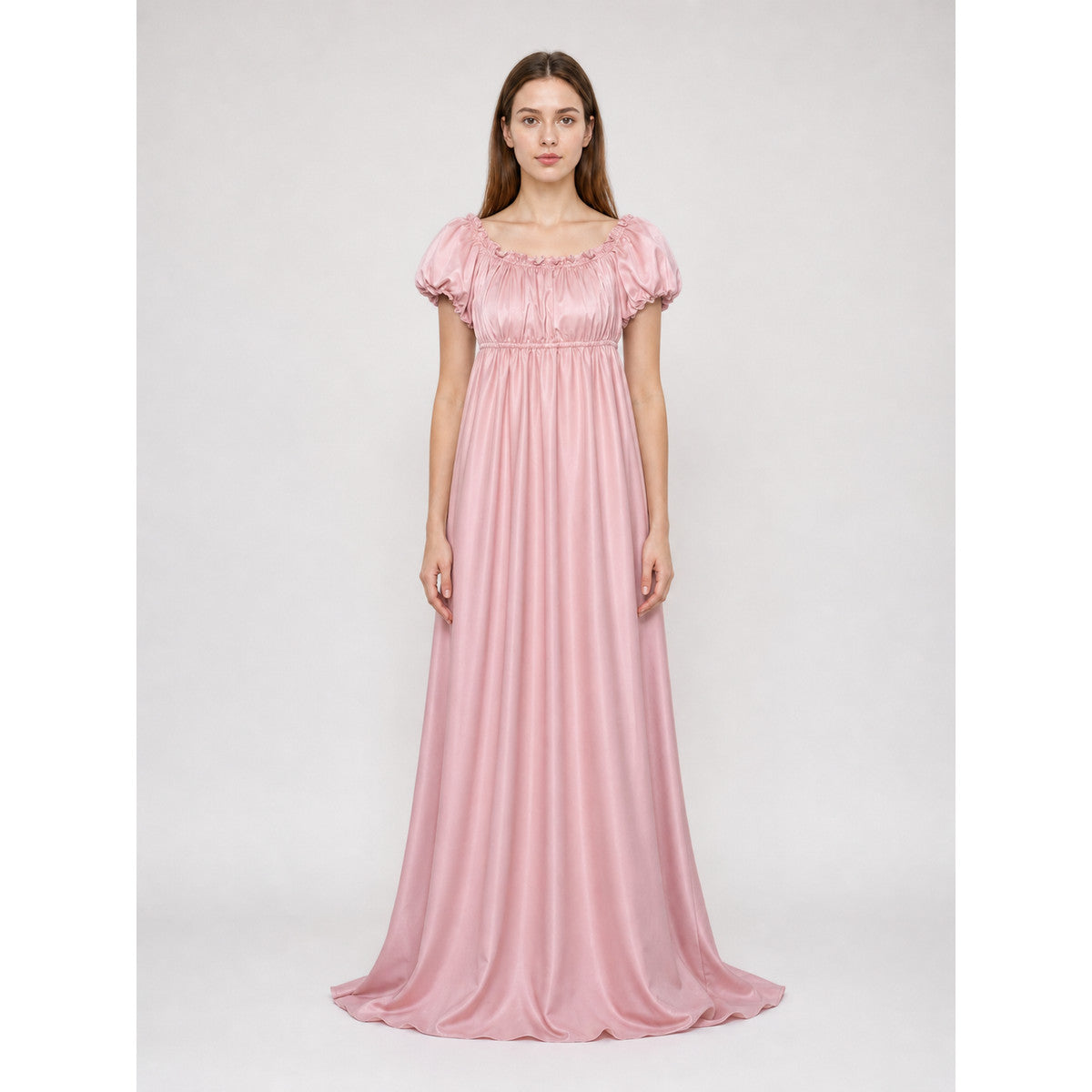 Pink Bridgerton dress for a ball and cosplay