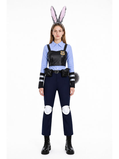 Police Bunny Costume: Vest, Shirt, Pants main product view